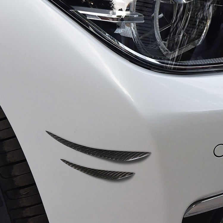 4 PCS Universal Car Carbon Fiber Front Air Knife Decorative Sticker - Decorative Sticker by PMC TechLife | Online Shopping South Africa | PMC TechLife | Buy Now Pay Later Mobicred