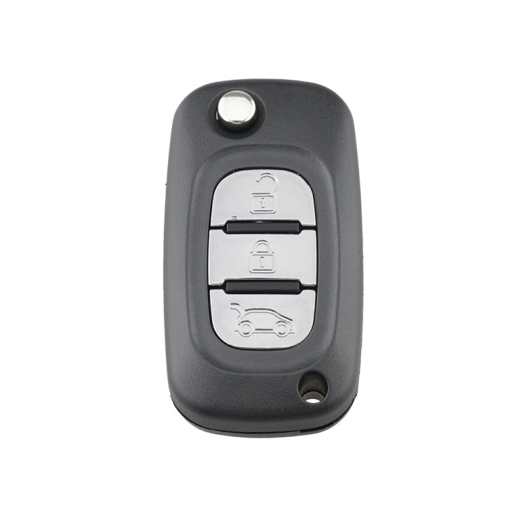 For RENAULT Clio / Megane / Kangoo / Modus Car Keys Replacement 3 Buttons Car Key Case with Foldable Key Blade