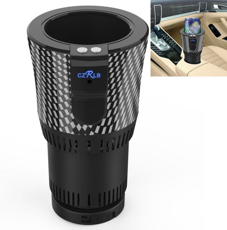 Portable 12V Car Smart Dual-purpose Heating Cooling Cup Holder (Black) - free shipping - PMC Jewellery - Order now!
