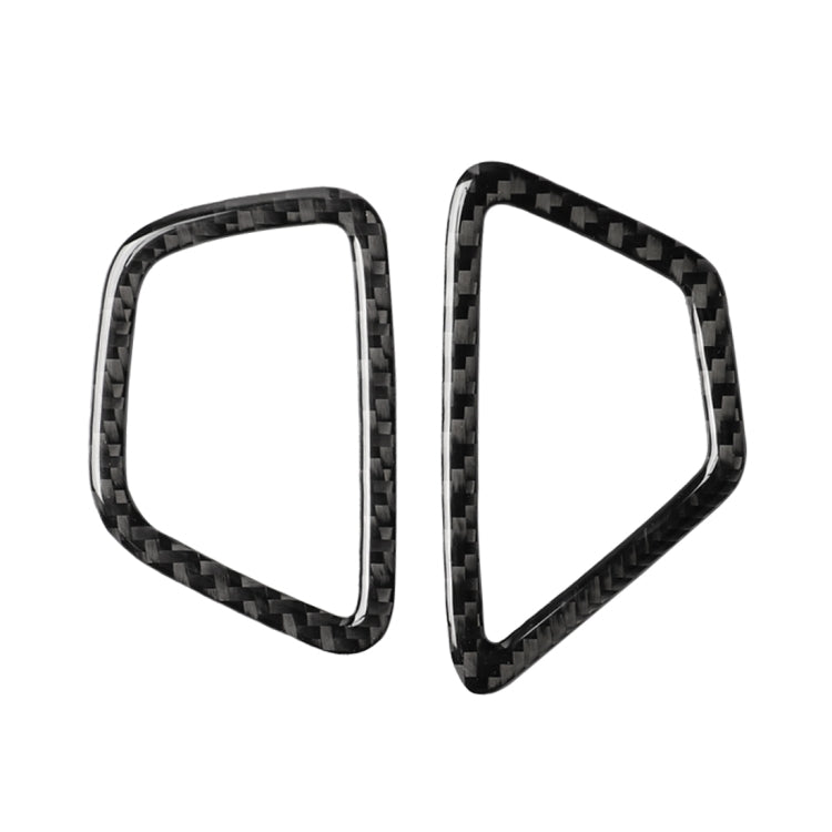 Car Carbon Fiber Instrument Air Vent Frame Decorative Sticker for BMW 5 Series G38 528Li / 530Li / 540Li 2018, Left Drive