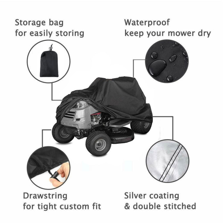 210D Oxford Cloth Water-resistant Sunscreen Scooter Tractor Car Cover, Size: XS