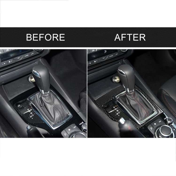 Car Carbon Fiber Left Drive Gear Frame A Decorative Sticker for Mazda Axela 2013-2016 - Car Interior Mouldings by PMC TechLife | Online Shopping South Africa | PMC TechLife | Buy Now Pay Later Mobicred