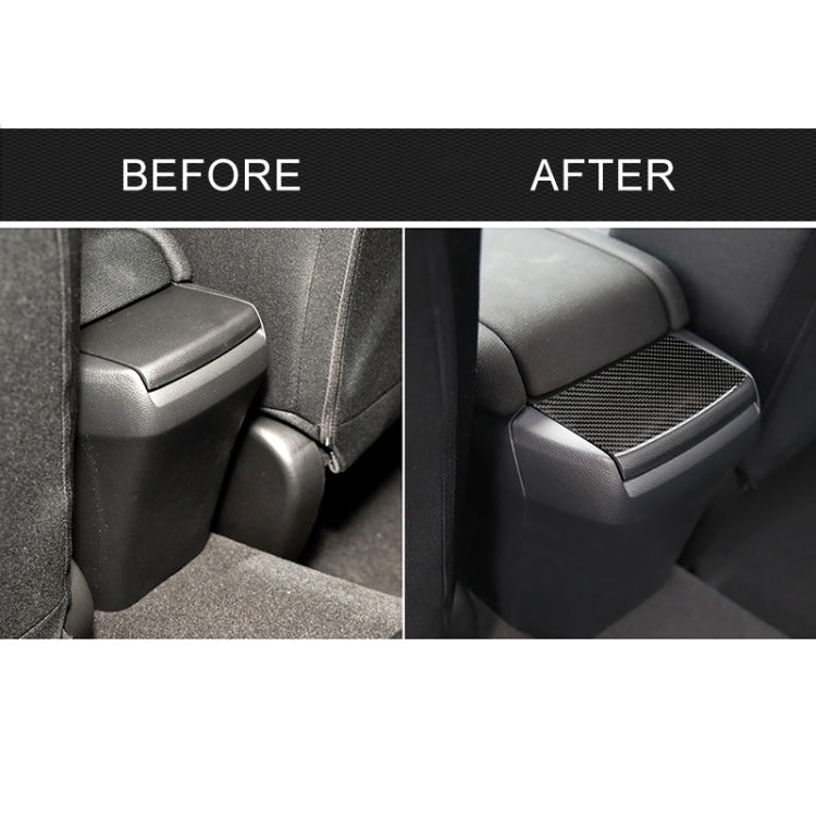 Car Carbon Fiber Rear Sundries Cover Decorative Sticker for Honda Tenth Generation Civic 2016-2019 - Car Interior Mouldings by PMC TechLife | Online Shopping South Africa | PMC TechLife | Buy Now Pay Later Mobicred