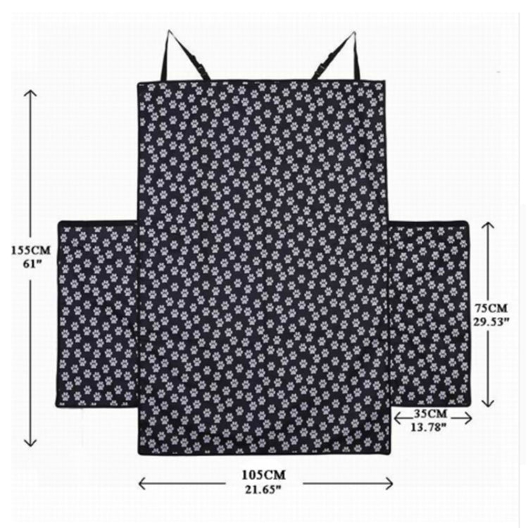 Nonslip Folding Water-resistant Car Trunk Seat Cover Pet Cat Dog Cushion Mat, Size: 155 x 105cm