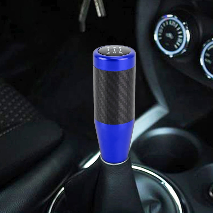 Universal Car Carbon Fiber Pattern Gear Head Gear Shift Knob (Blue) - Shift Knob by PMC TechLife | Online Shopping South Africa | PMC TechLife | Buy Now Pay Later Mobicred