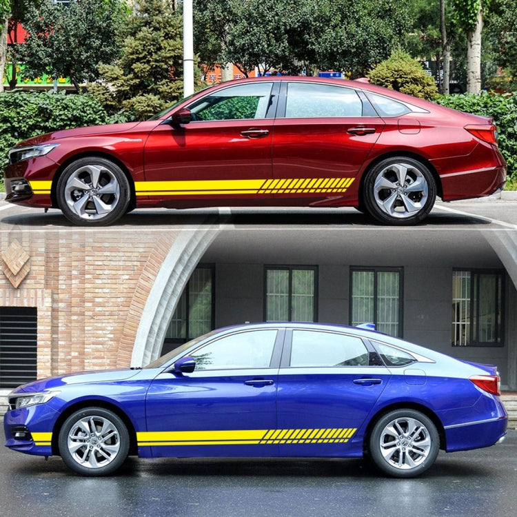 Car Styling Stripe PVC Sticker Auto Decorative Sticker (Yellow) - Decorative Sticker by PMC TechLife | Online Shopping South Africa | PMC TechLife | Buy Now Pay Later Mobicred