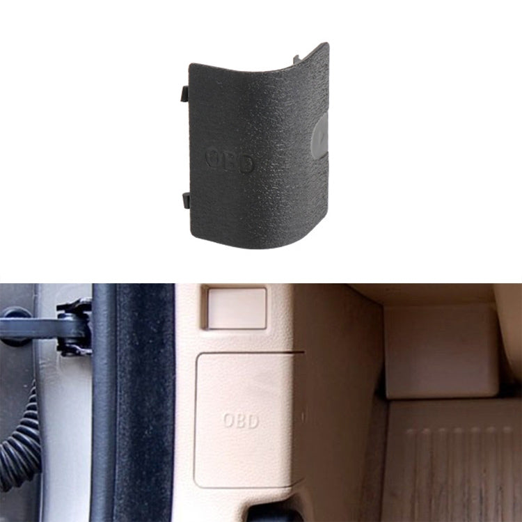 Car Diagnostic Plug Cover OBD Panel Decorative Cover 51437147538 for BMW F25 2011-2016 (Black)