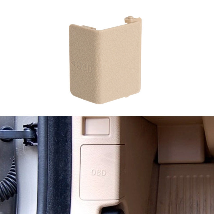 Car Diagnostic Plug Cover OBD Panel Decorative Cover 51437147538 for BMW F35 2012-2019 (Beige)