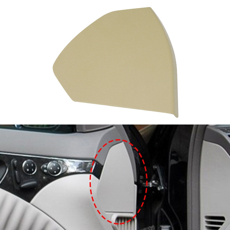 Car Left Side Front Door Trim Panel Plastic Cover 2117270148 for Mercedes-Benz E Class W211 2003-2008 (Yellow)