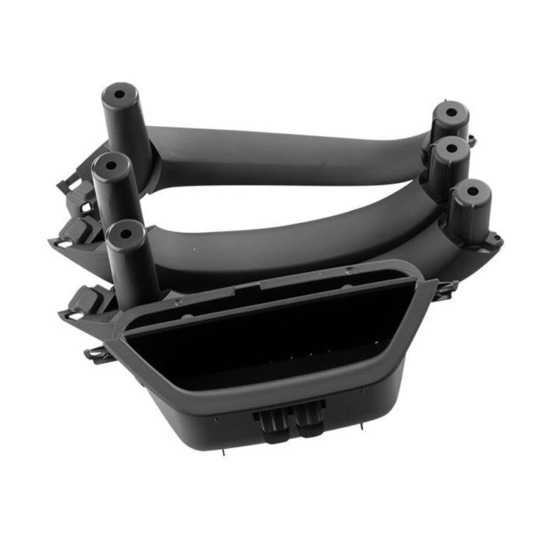 Car Rear Left Inside Doors Handle Pull Trim Cover 5141 7394 519-1 for BMW X3 X4, Left Driving (Black)