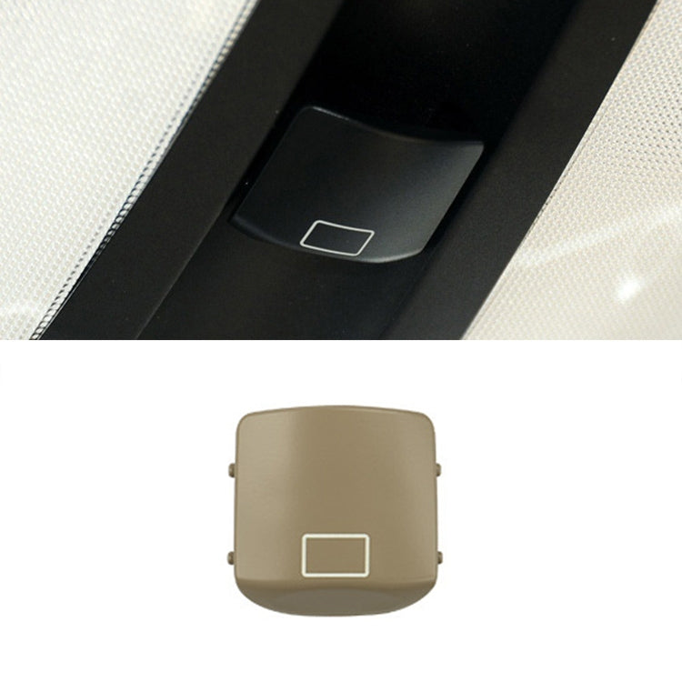 Car Dome Light Power Window Switch Button 164 820 3026 9051-1 for Mercedes-Benz W164 W251, Left Driving(Round-horned Deerskin Beige)