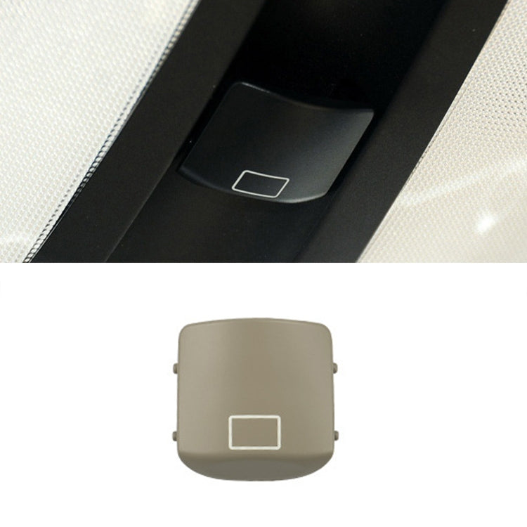 Car Dome Light Power Window Switch Button 164 820 3026 9051-1 for Mercedes-Benz W164 W251, Left Driving(Round-horned Beige)