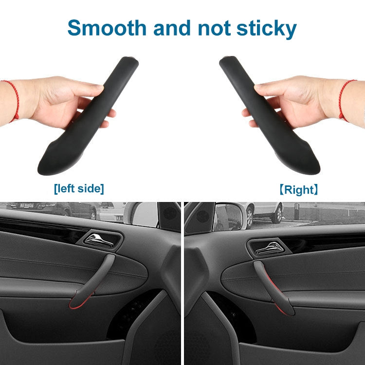 Car Front Right Inside Doors Handle Pull Trim Cover for Mercedes-Benz C-class W203 -2007, Left Driving (Beige)