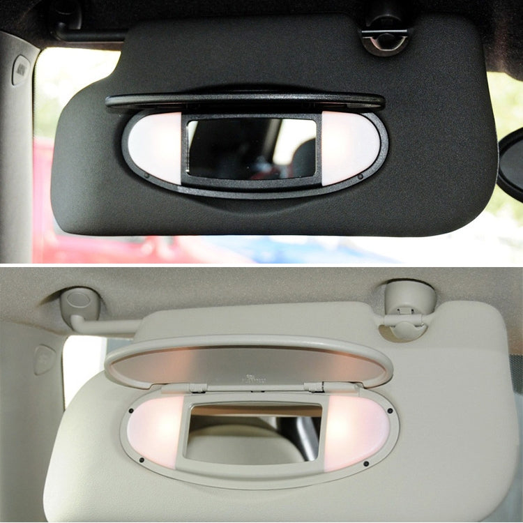Car Sunshade Makeup Mirror Sun Visor for BMW mini R50R56, Left Driving (Grey)