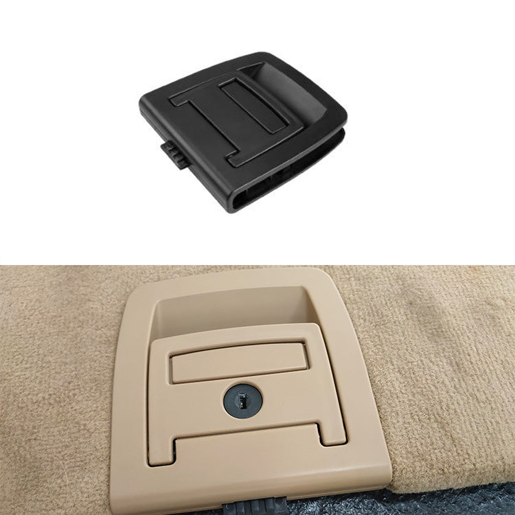 Car Rear Trunk Mat Carpet Handle without Hole 51479120283 for BMW X5 / X6 2006-2013, Left Driving (Black)