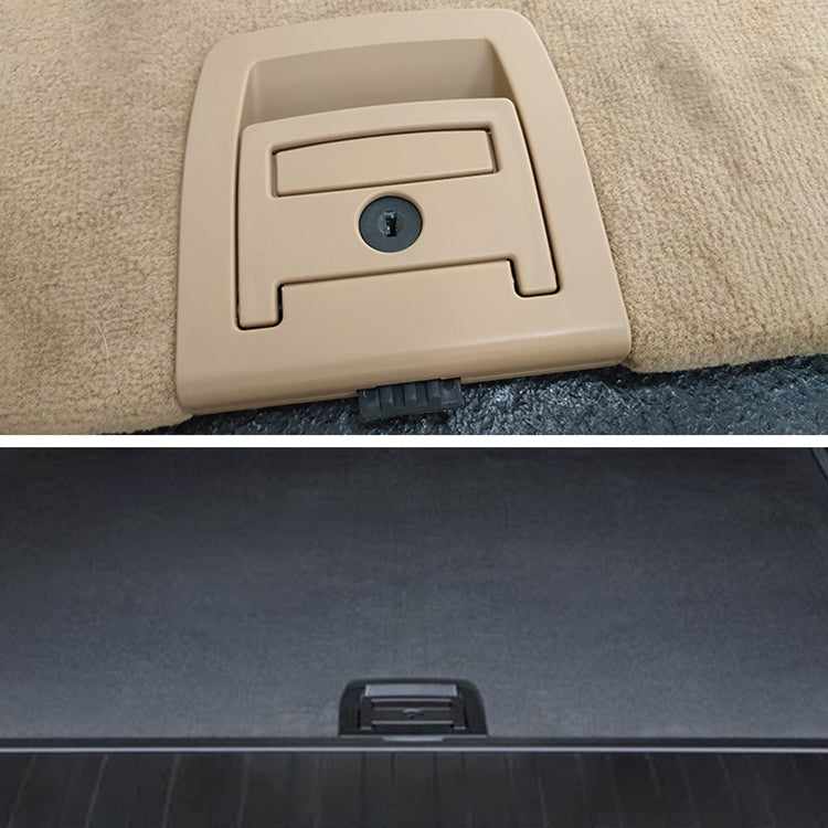 Car Rear Trunk Mat Carpet Handle without Hole 51479120283 for BMW X5 / X6 2006-2013, Left Driving (Beige) - Car Switches by PMC TechLife | Online Shopping South Africa | PMC TechLife | Buy Now Pay Later Mobicred