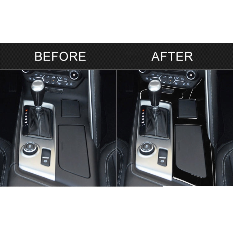 For Chevrolet Corvette C7 2014-2019 5 in 1 Car Water Cup Frame Panel Decorative Sticker, Left Drive - free shipping - PMC TechLife - Order now!