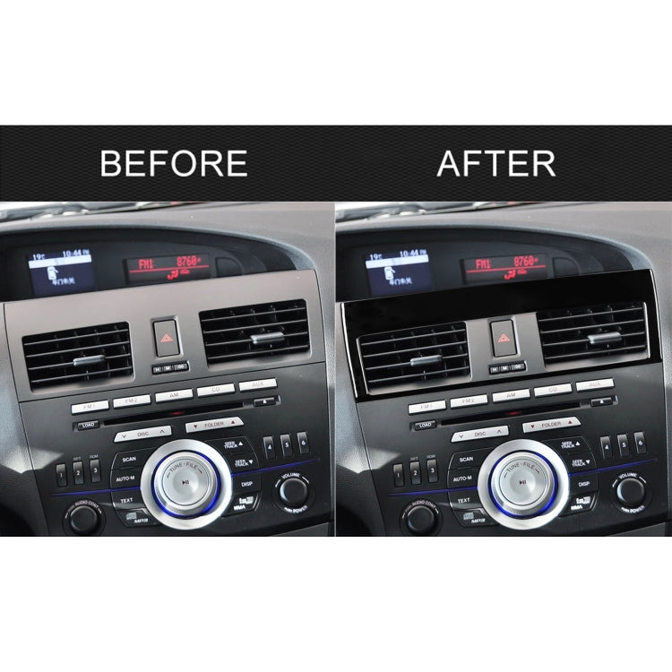 For Mazda 3 Axela 2010-2013 Car Central Vent Decorative Sticker, Left Drive - Car Interior Mouldings by PMC TechLife | Online Shopping South Africa | PMC TechLife | Buy Now Pay Later Mobicred