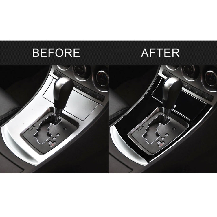 For Mazda 3 Axela 2010-2013 2 in 1 Car Gear Frame Set A Decorative Sticker, Right Drive - Car Interior Mouldings by PMC TechLife | Online Shopping South Africa | PMC TechLife | Buy Now Pay Later Mobicred