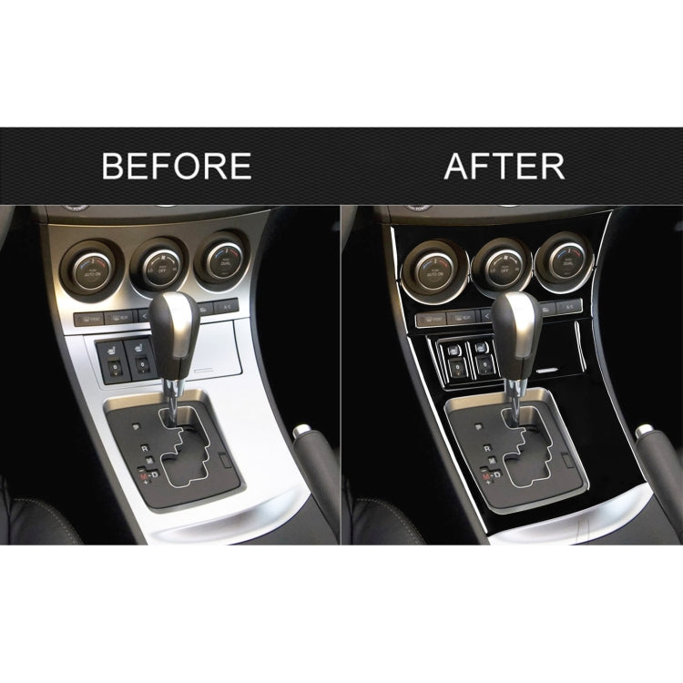 For Mazda 3 Axela 2010-2013 7 in 1 Car AC Gear Frame Set C Decorative Sticker, Left Drive - Car Interior Mouldings by PMC TechLife | Online Shopping South Africa | PMC TechLife | Buy Now Pay Later Mobicred