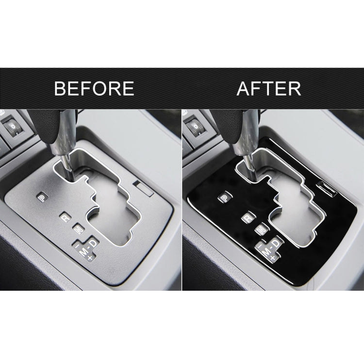 For Mazda 3 Axela 2010-2013 2 in 1 Car Gear Panel Decorative Sticker, Left Drive - Car Interior Mouldings by PMC TechLife | Online Shopping South Africa | PMC TechLife | Buy Now Pay Later Mobicred