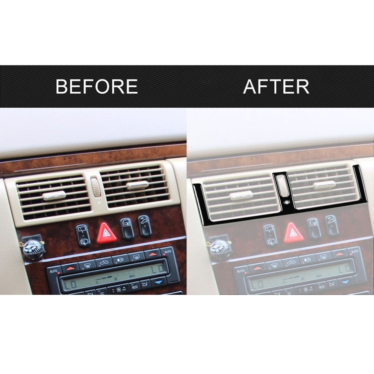 For Mercedes-Benz E-Class W210 1996-2002 Car Central AC Air Outlet Decorative Sticker, Left and Right Drive Universal - Car Interior Mouldings by PMC Jewellery | Online Shopping South Africa | PMC Jewellery | Buy Now Pay Later Mobicred