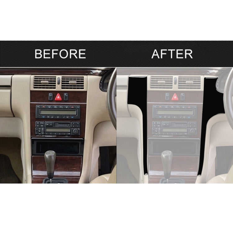 For Mercedes-Benz E-Class W210 1996-2002 Car Center Console Side Decorative Sticker, Right Drive - Car Interior Mouldings by PMC TechLife | Online Shopping South Africa | PMC TechLife | Buy Now Pay Later Mobicred