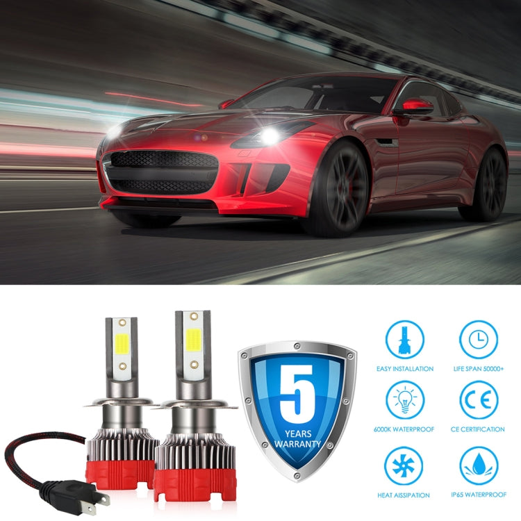 2 PCS EV18 H7 DC9-30V 20W 6000K 2500LM Car LED Headlight Lamps - LED Headlamps by PMC TechLife | Online Shopping South Africa | PMC TechLife | Buy Now Pay Later Mobicred