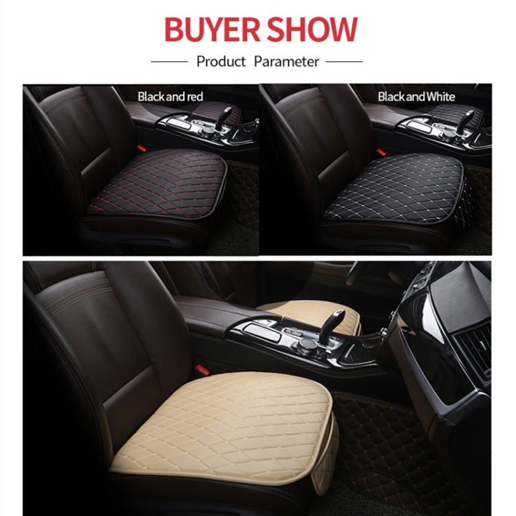 Car Seat Cushion Universal Simple Seat Cover Anti-slip Mat Auto Accessories (Coffee) - Seat Accessories by PMC TechLife | Online Shopping South Africa | PMC TechLife | Buy Now Pay Later Mobicred