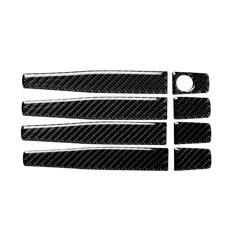 Car Carbon Fiber Door Handle Decorative Sticker for Chevrolet Cruze 2009-2015, Left and Right Drive Universal