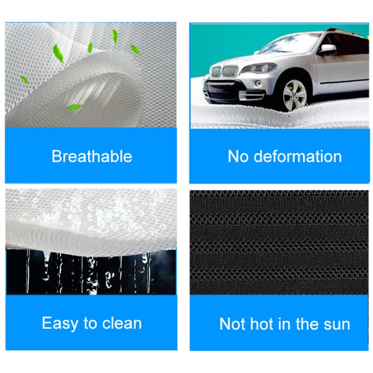 Car 12V Cushion Summer USB Breathable Ice Silk Seat Cover, Eight Fans + Ventilation and Refrigeration (Black)