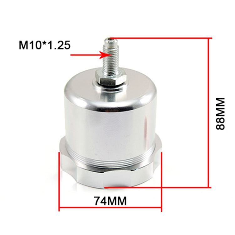 XH-BK017 Car Racing Drift Modified Aluminum Alloy CNC Competitive Hydraulic Handbrake Oil Tank Pot (Blue)