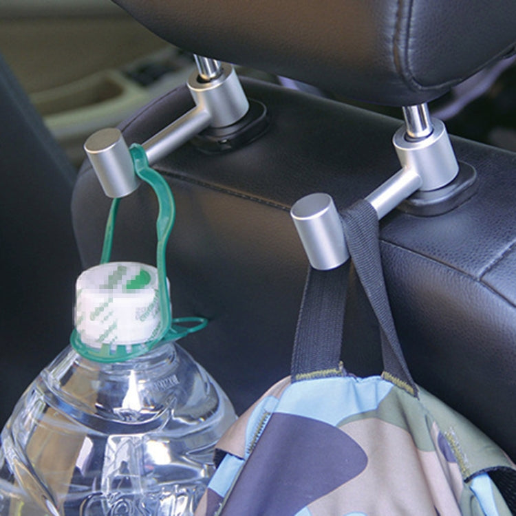 Car Hidden Creative Aluminum Alloy Seat Hook Organizer Storage Hanger (Silver) - Stowing Tidying by PMC TechLife | Online Shopping South Africa | PMC TechLife | Buy Now Pay Later Mobicred