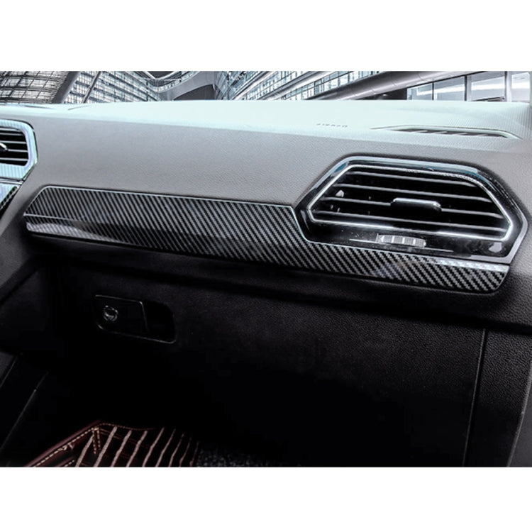 Car Carbon Fiber Dashboard Decorative Strip for Volkswagen Tiguan L - Car Interior Mouldings by PMC TechLife | Online Shopping South Africa | PMC TechLife | Buy Now Pay Later Mobicred