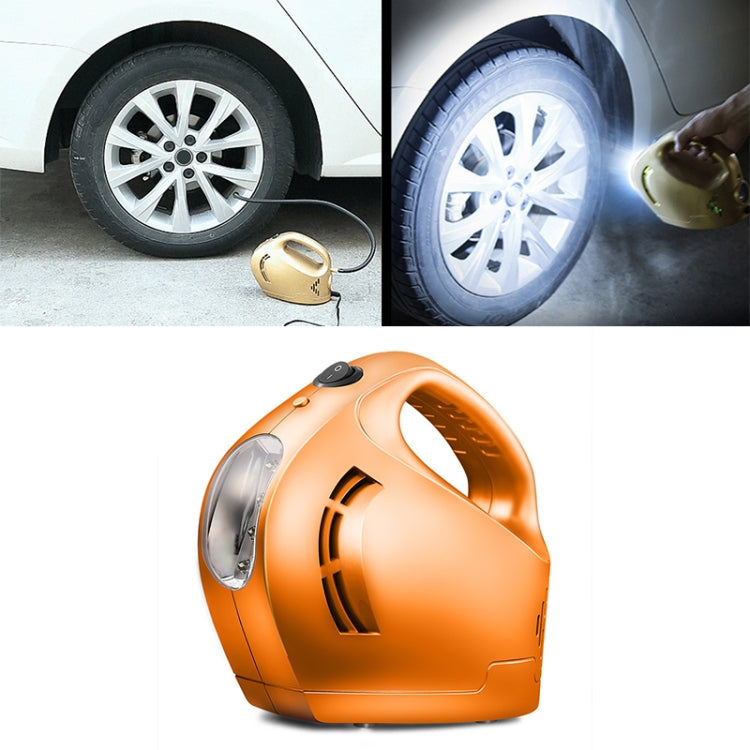 DC 12V 100W Four In One Portable Car Tire Pump Inflatable Pump(Orange)