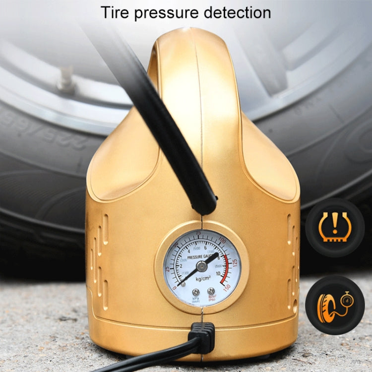 DC 12V 100W Four In One Portable Car Tire Pump Inflatable Pump(Orange)