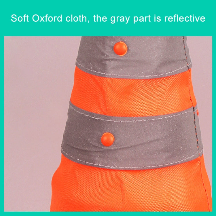 Lift Road Safety Road Cones with Warning Light Height: 30cm - Reflective Material by PMC Jewellery | Online Shopping South Africa | PMC Jewellery | Buy Now Pay Later Mobicred