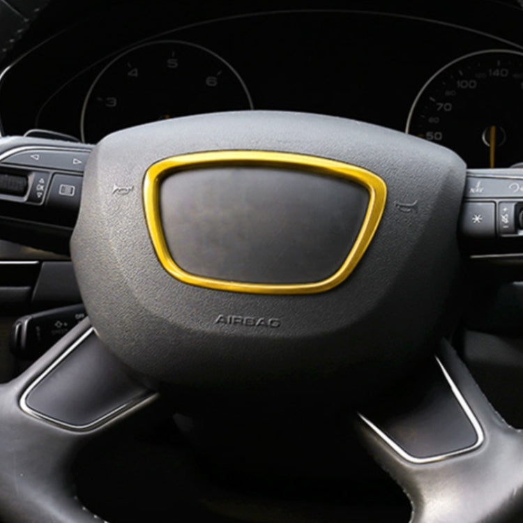 Car Auto Steering Wheel Ring Cover Trim Sticker Decoration for Audi (Gold) - Decoration Rings by PMC TechLife | Online Shopping South Africa | PMC TechLife | Buy Now Pay Later Mobicred