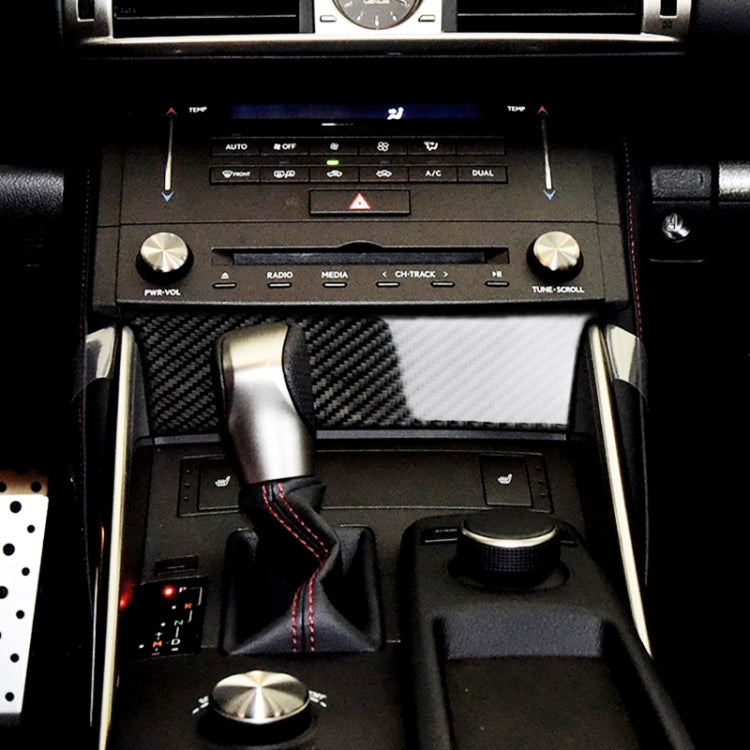 Car Carbon Fiber Central Control Panel Decorative Sticker for Lexus IS250 2013-, Left Drive B Style - Car Interior Mouldings by PMC TechLife | Online Shopping South Africa | PMC TechLife | Buy Now Pay Later Mobicred