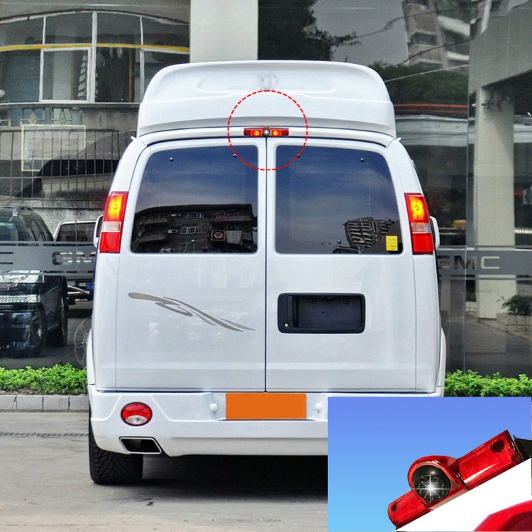 PZ467 Car Water-resistant 170 Degree Brake Light View Camera + 7 inch Rearview Monitor for Chevrolet
