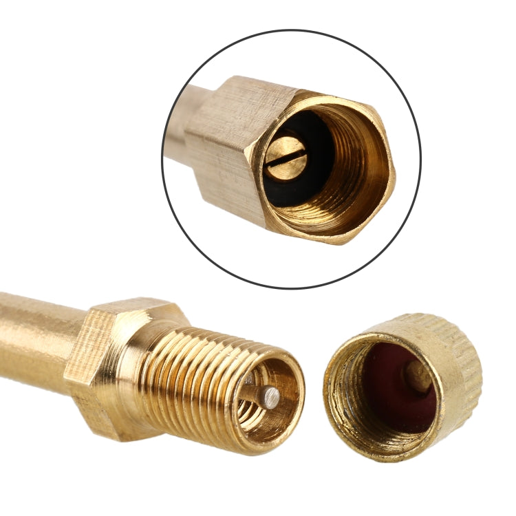 5 PCS Car Tires Valve Inflatable Extension Tube, Length: 50mm - Tire Valve Caps by PMC TechLife | Online Shopping South Africa | PMC TechLife