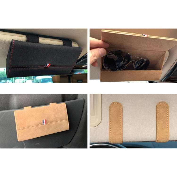 530 Car Glasses Storage Bag Glasses Box (Grey) - Sunglasses & Glasses Clips by PMC TechLife | Online Shopping South Africa | PMC TechLife | Buy Now Pay Later Mobicred