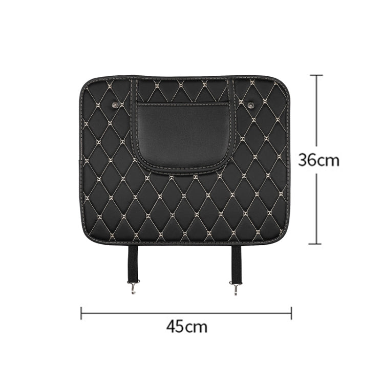 Car Half-inclusive Seat Back Anti-kick Mat Rear Anti-dirty Pad Small Size