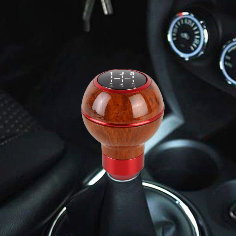 Car Shift Handball Gear Lever Gear 6-stall Wood Texture Shift Knob - Shift Knob by PMC TechLife | Online Shopping South Africa | PMC TechLife | Buy Now Pay Later Mobicred