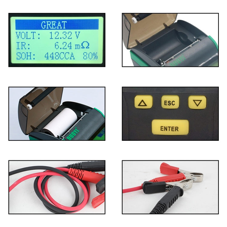 DUOYI DY2015B Car 12V Battery Tester - free shipping - PMC Jewellery - Order now!