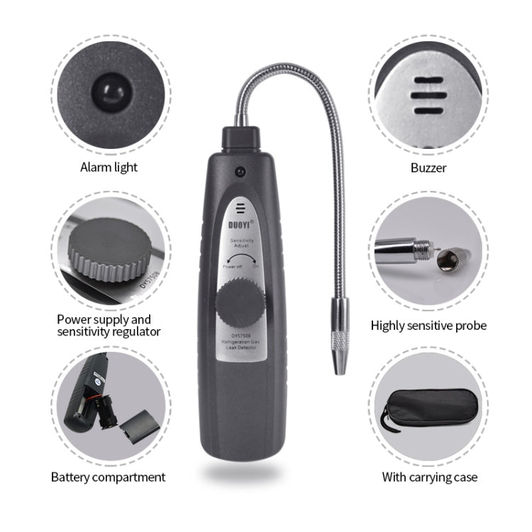 DUOYI DY5750B Car Air Conditioner Leak Detector - free shipping - PMC Jewellery - Order now!
