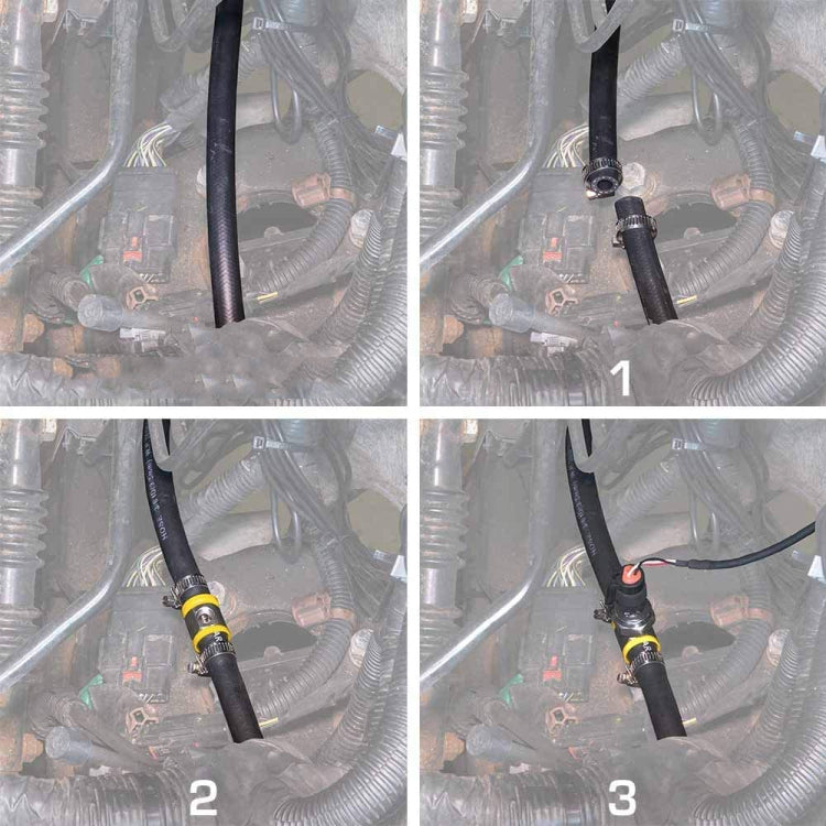 Motorcycle 3/8 inch Fuel Pipe Fuel Pressure Connector