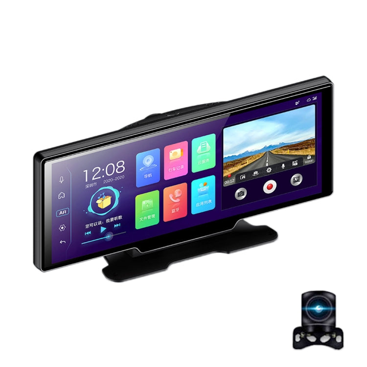 K880 Car 11 inch Widescreen 1080P 4G Center Console Driving Recorder Reversing Voice Control Android AR Navigator with Bluetooth Dongle - Car DVRs by PMC Jewellery | Online Shopping South Africa | PMC Jewellery | Buy Now Pay Later Mobicred