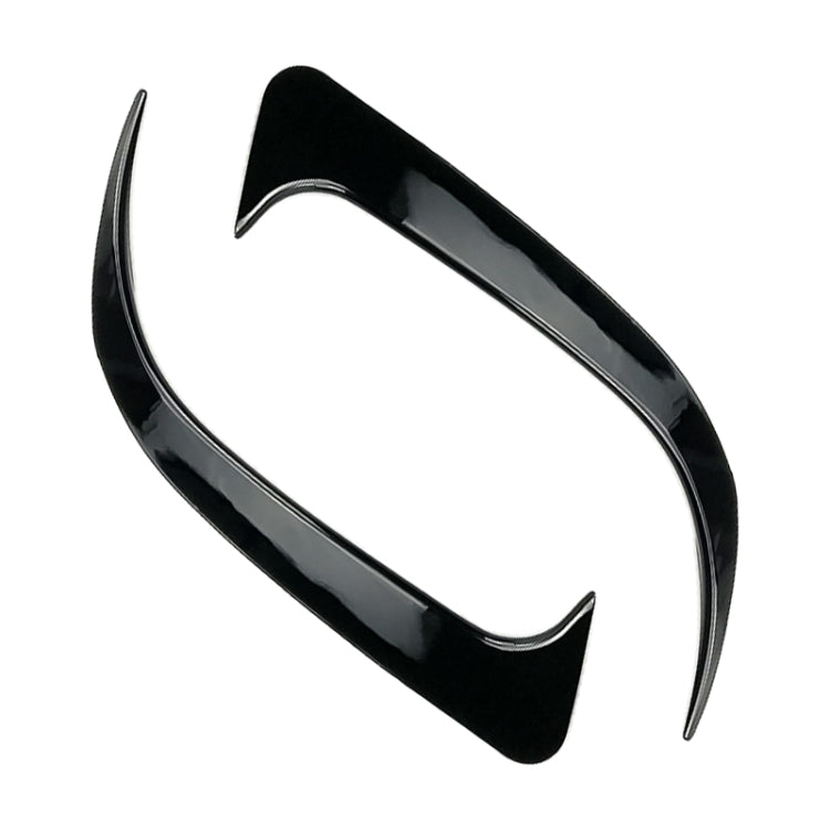 Car Rear Bumper Wind Knife Blade Decoration Sticker for Mercedes-Benz CLA200/220/250/260 (Black)