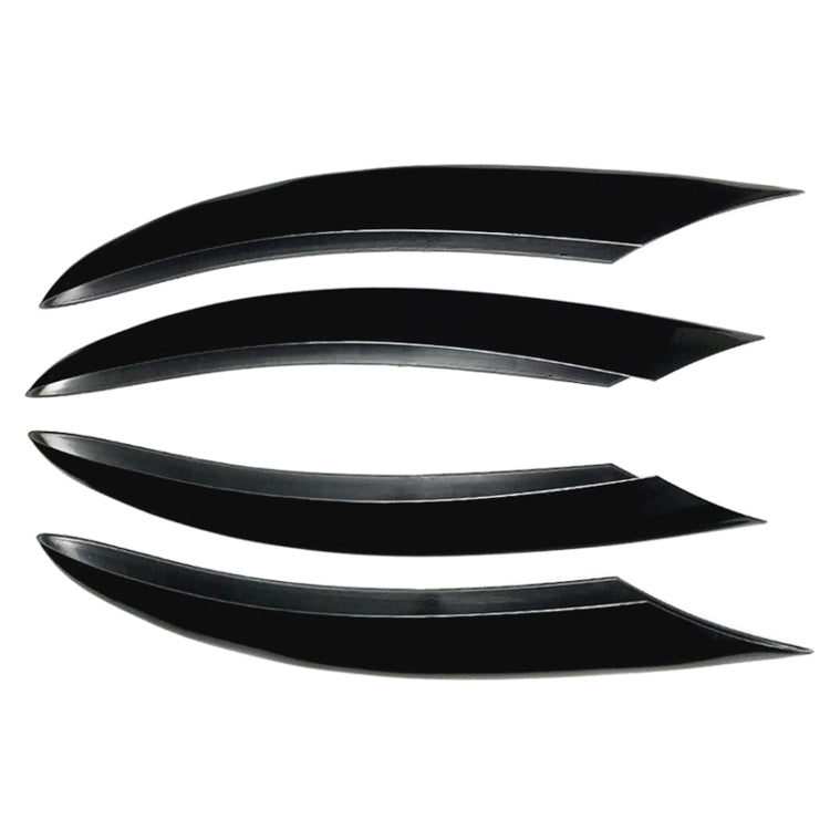 Car Air Inlet Grille Decoration Sticker Strip for Mercedes-Benz C Class C180L/C260L/C300L (Black)